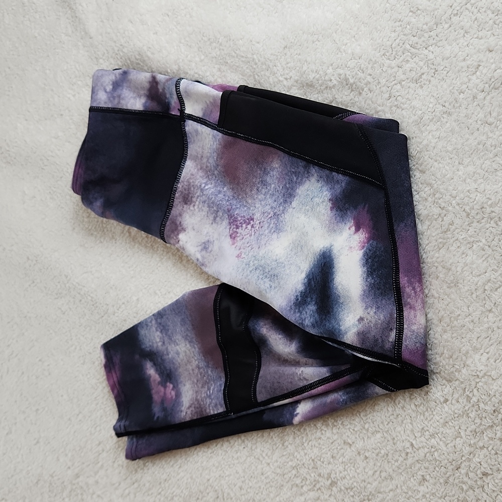 Better Sports Performance leggings  L purple black pockets